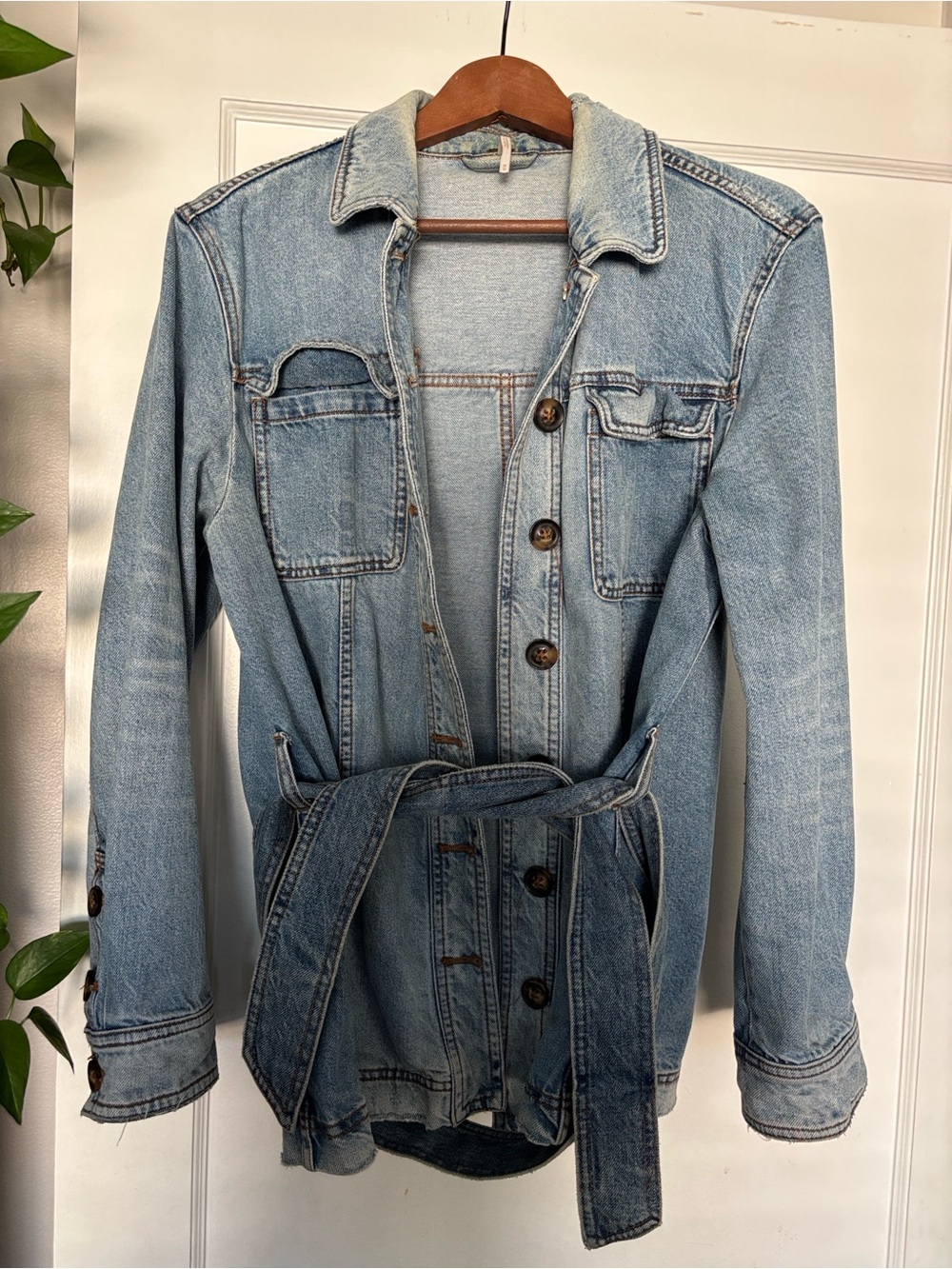 Free People Heritage Jean jacket size M - Picture 2 of 6
